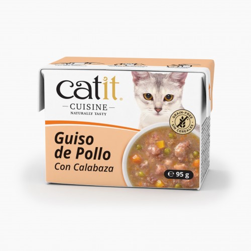 CATIT Cuisine Guiso de Pollo con Calabaza 95g